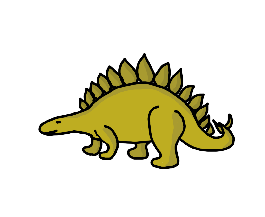 dinosaur clipart stegasaurus