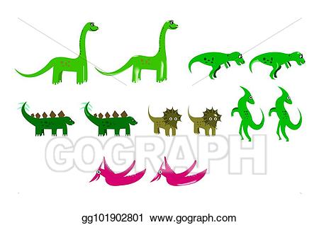 dinosaurs clipart cartoony