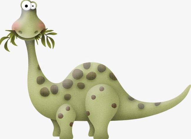 dinosaurs clipart little green