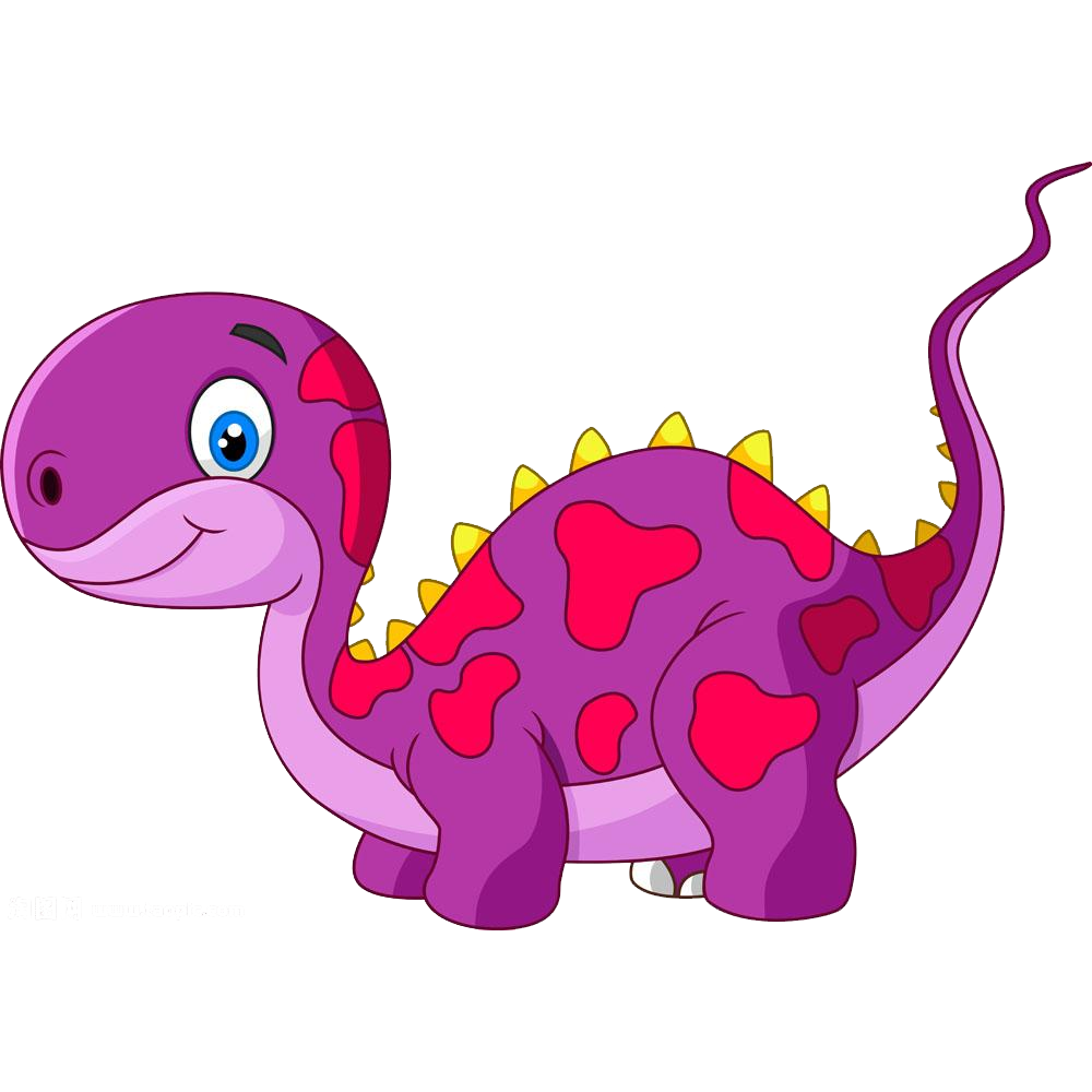 Dinosaurs clipart pink purple. Tyrannosaurus dinosaur cartoon illustration
