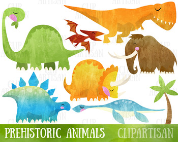 Dinosaur clip art animals. Dinosaurs clipart prehistoric