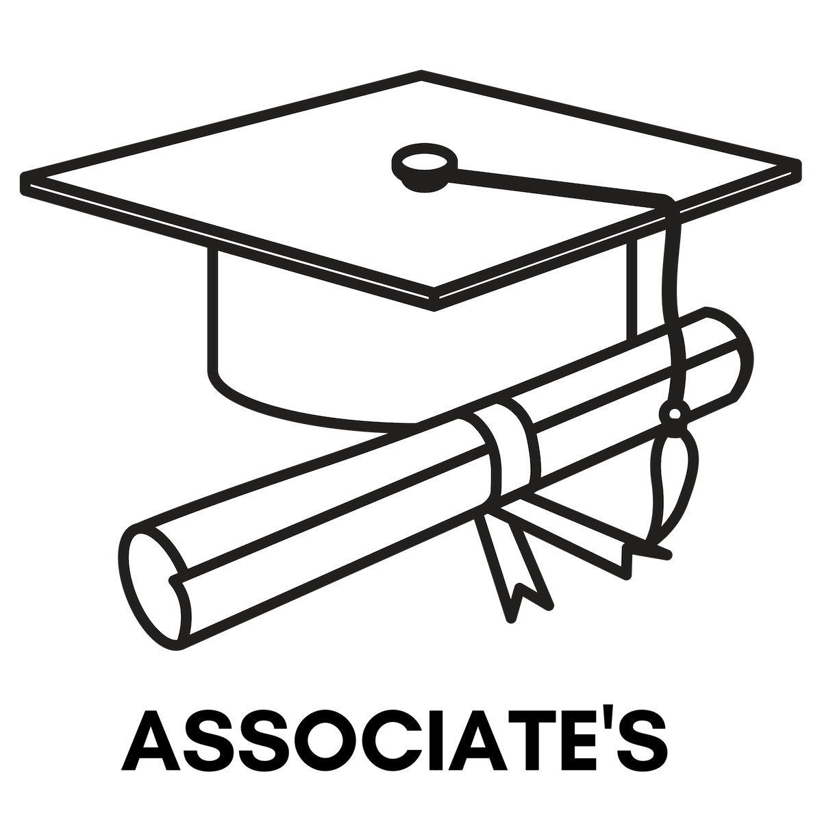 diploma clipart associates degree