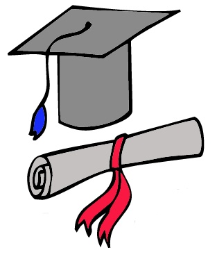 graduate clipart degree