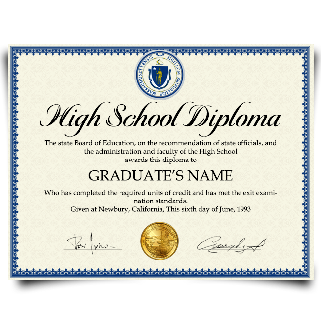 diploma clipart high school