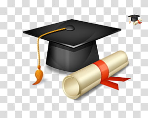 Academic degree logo ball. Diploma clipart university education