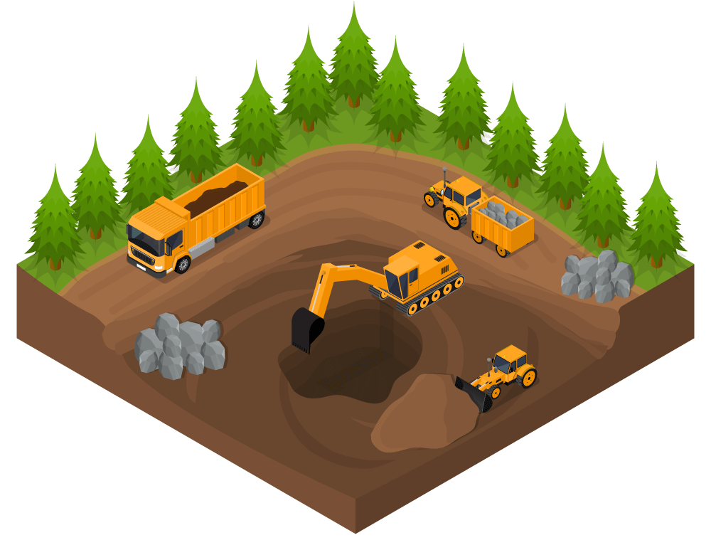 dirt clipart excavation