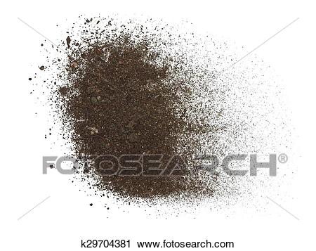 dirt clipart pile ash