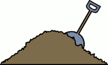 Mrs hunt s third. Dirt clipart pile soil