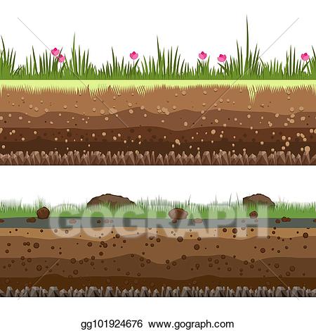 dirt clipart seamless