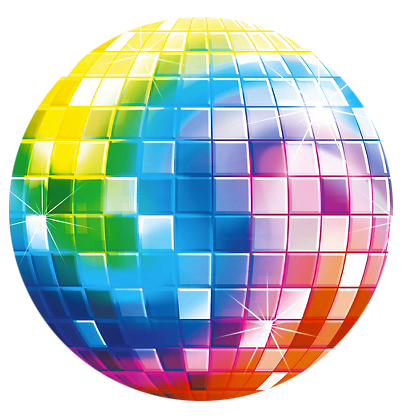 disco clipart colorful