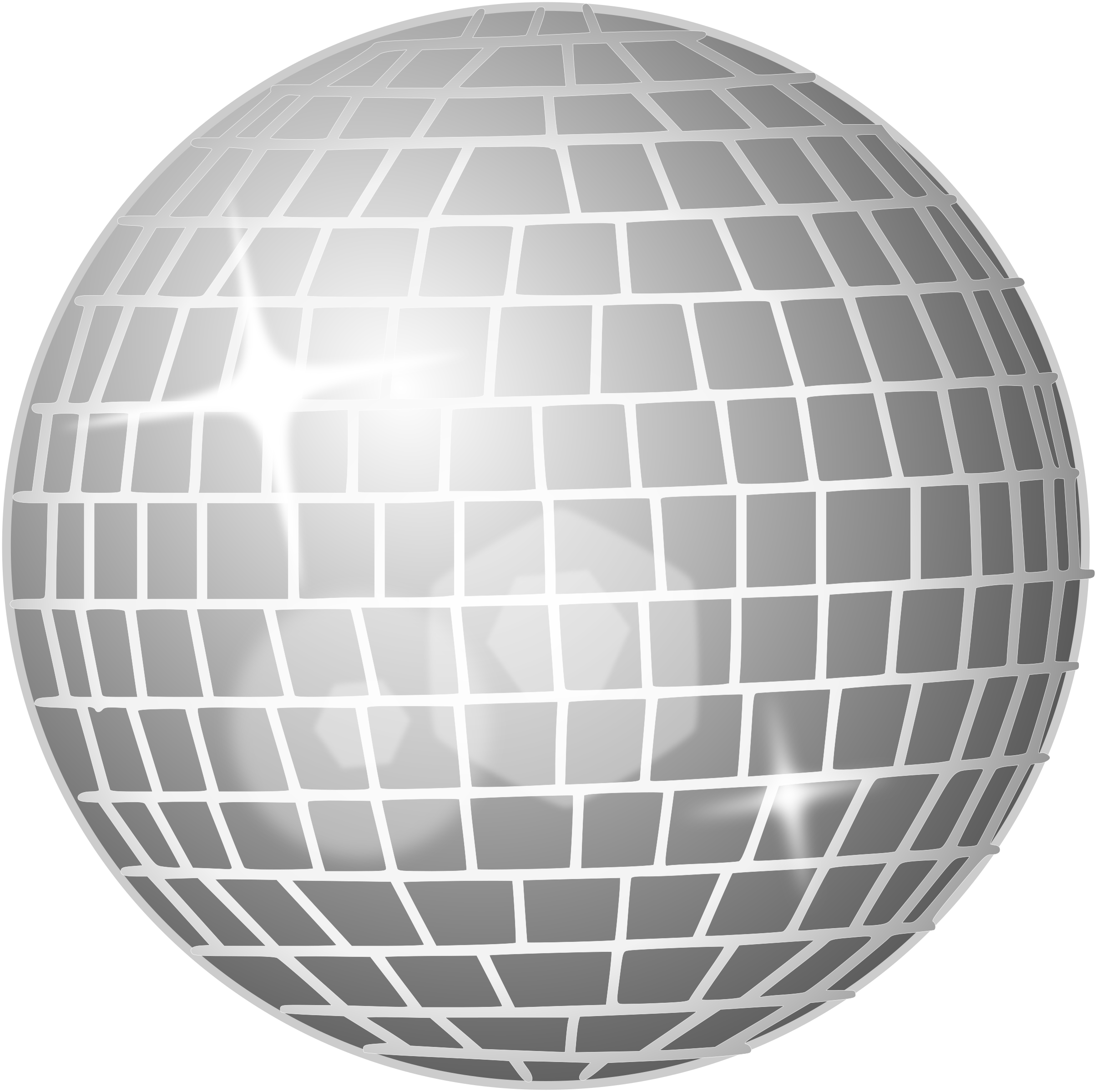 disco clipart new year ball