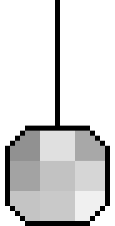 Cactus club ball maker. Disco clipart pixel art