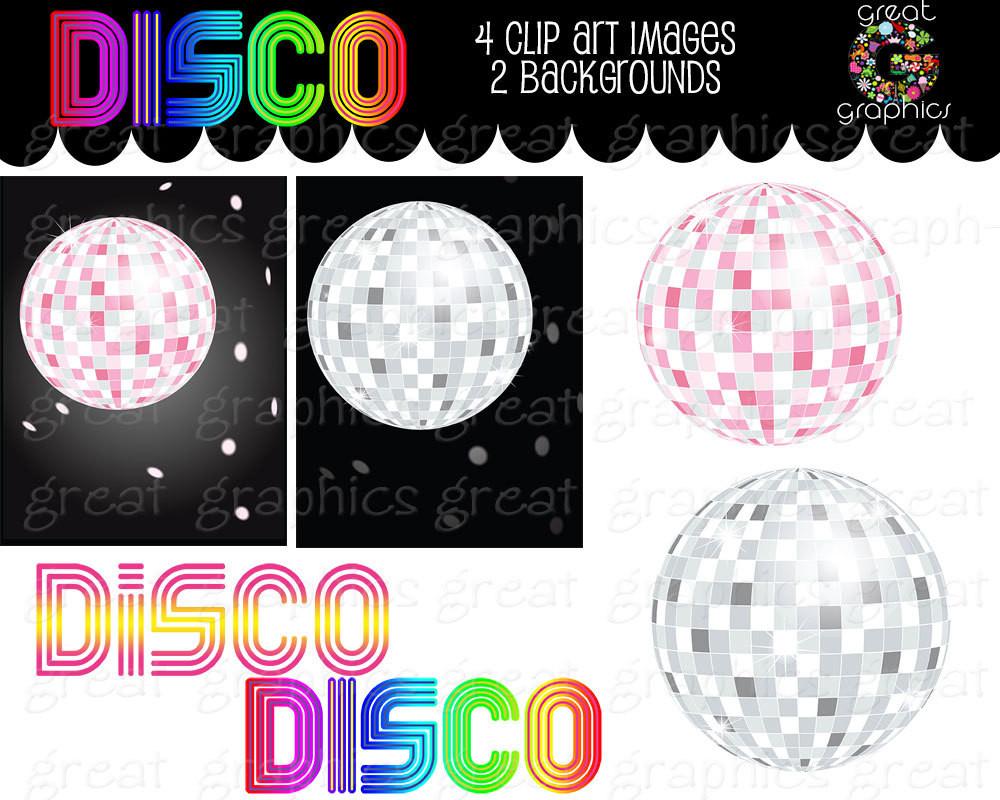 disco clipart retro dance
