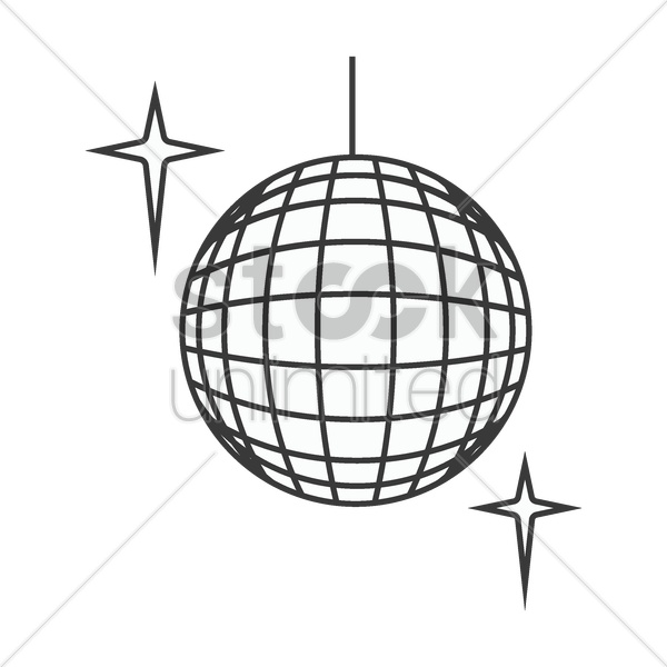 Ball drawing at getdrawings. Disco clipart room