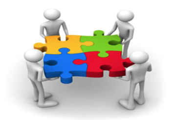 Facilitating group discussions styles. Discussion clipart facilitation