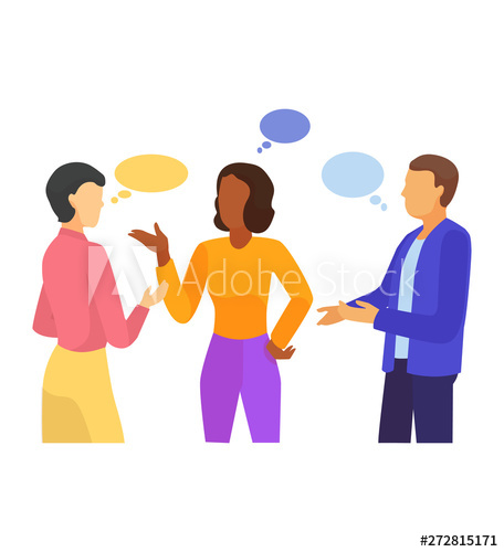 discussion clipart group talk