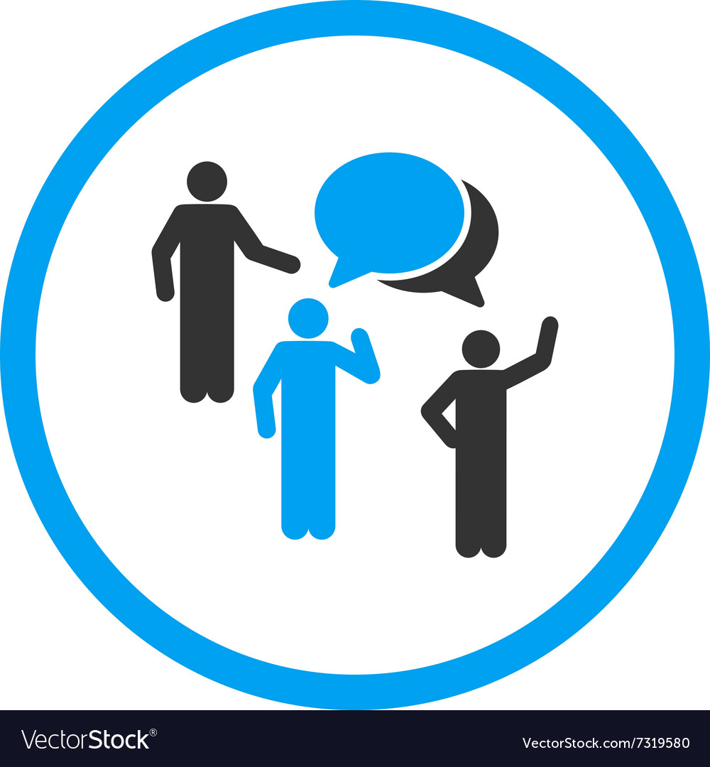 discussion clipart icon