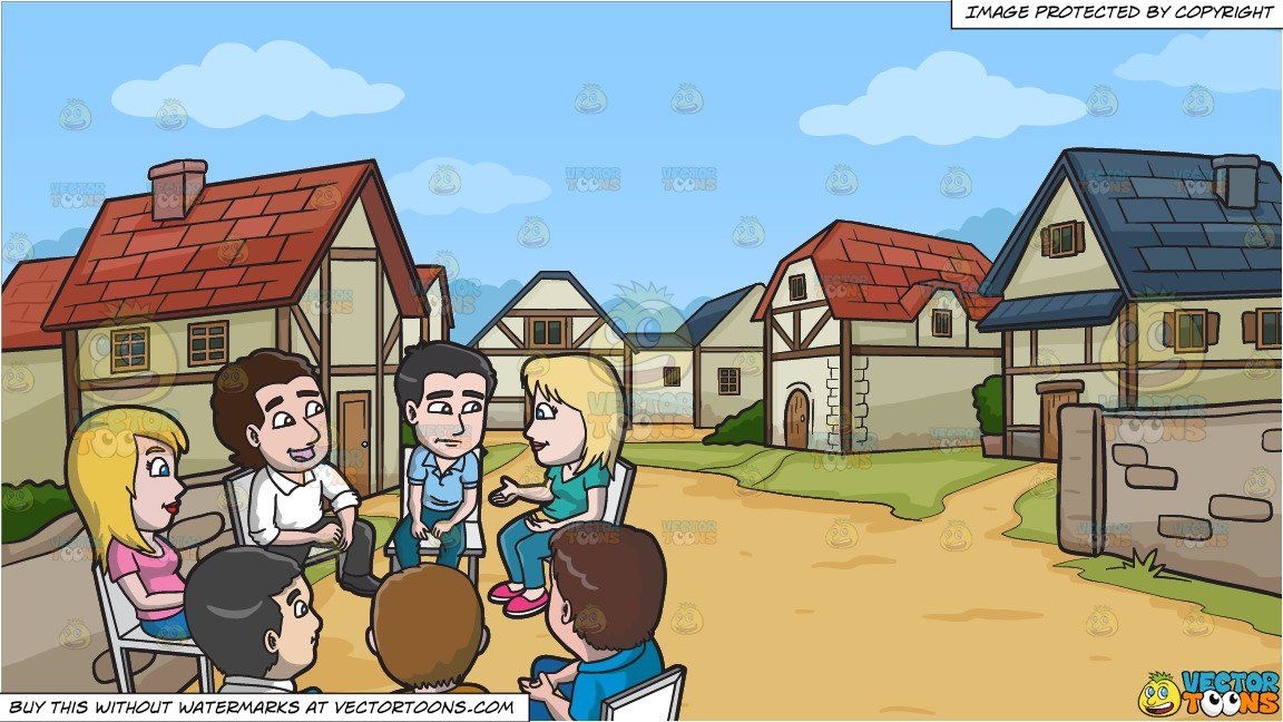 Discussion clipart support group. Cartoon a meeting and
