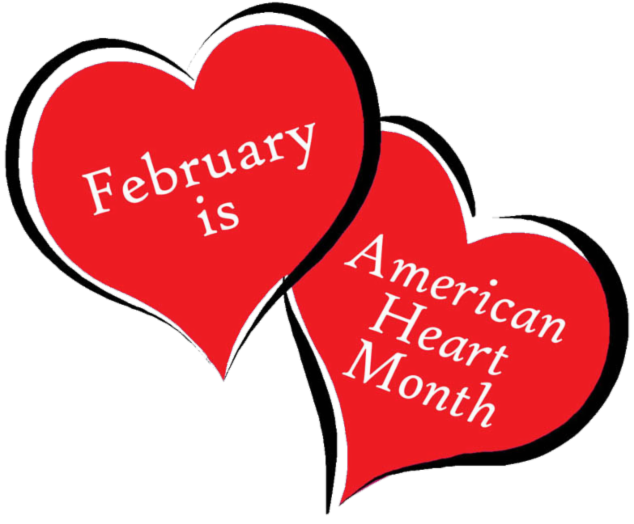 february clipart heart healthy