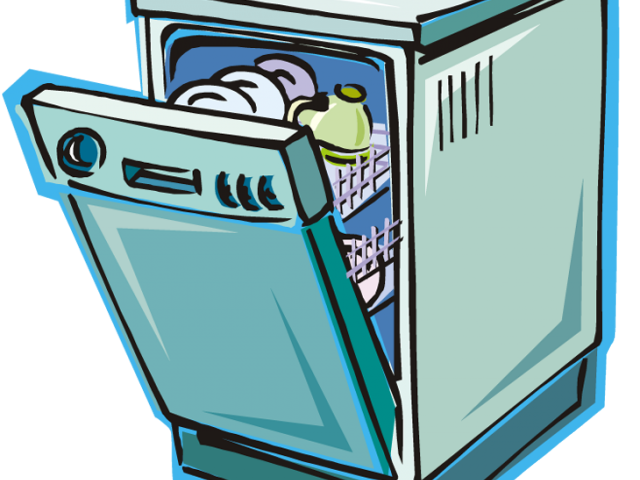 dishwasher clipart chore