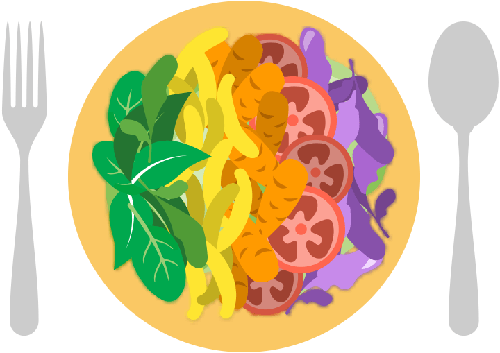 dish clipart colorful plate