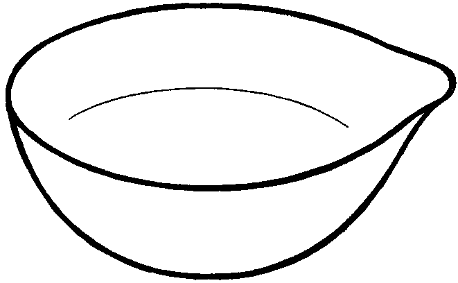 dishes clipart evaporating dish