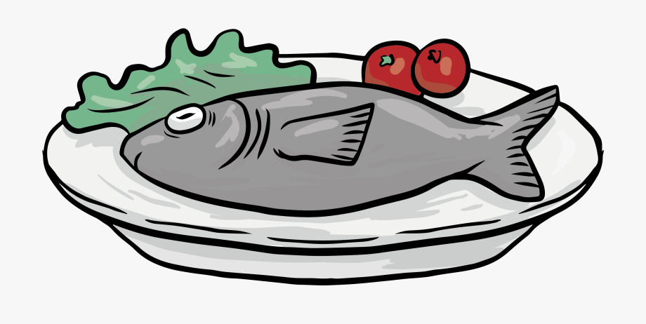 dishes clipart fish cooked