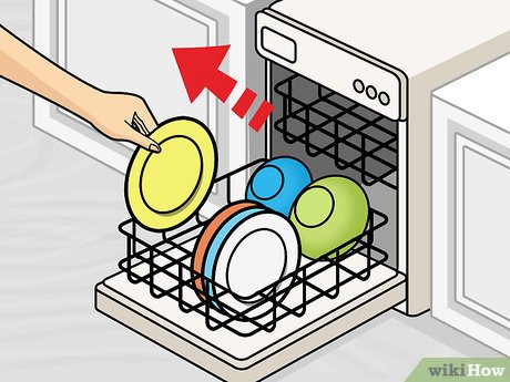 dish clipart full dishwasher