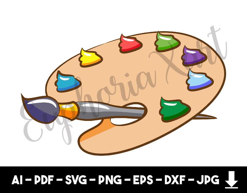 dish clipart paint