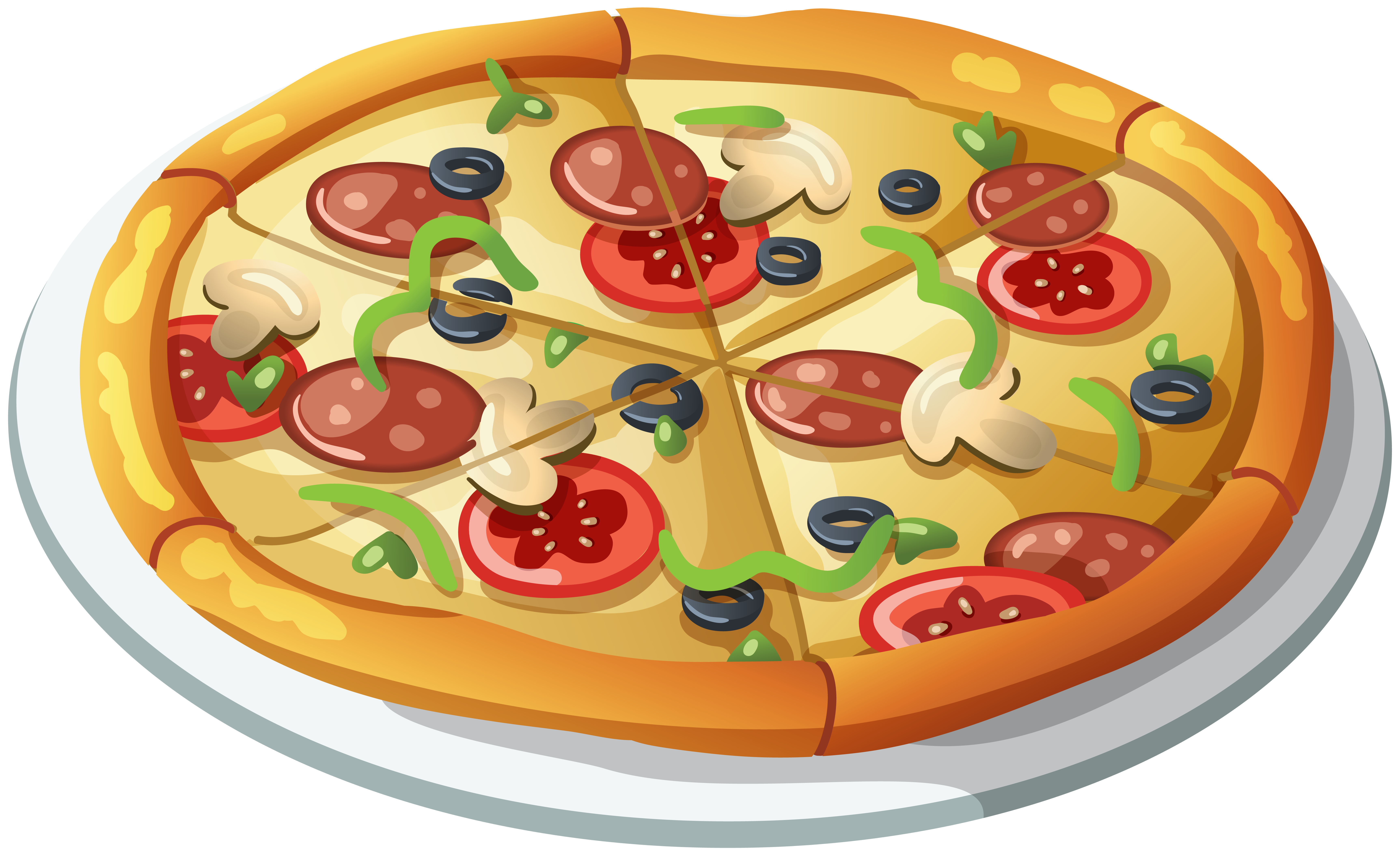 Clip art image bolivia. Pizza clipart fast food