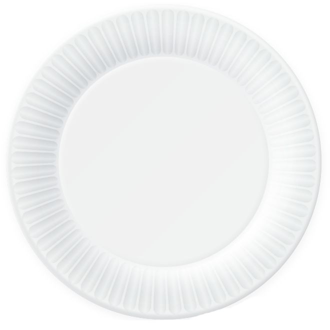 dish clipart plastic plate