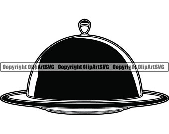dish clipart plate cover