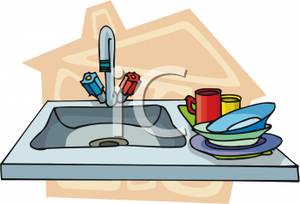 dish clipart sink clipart