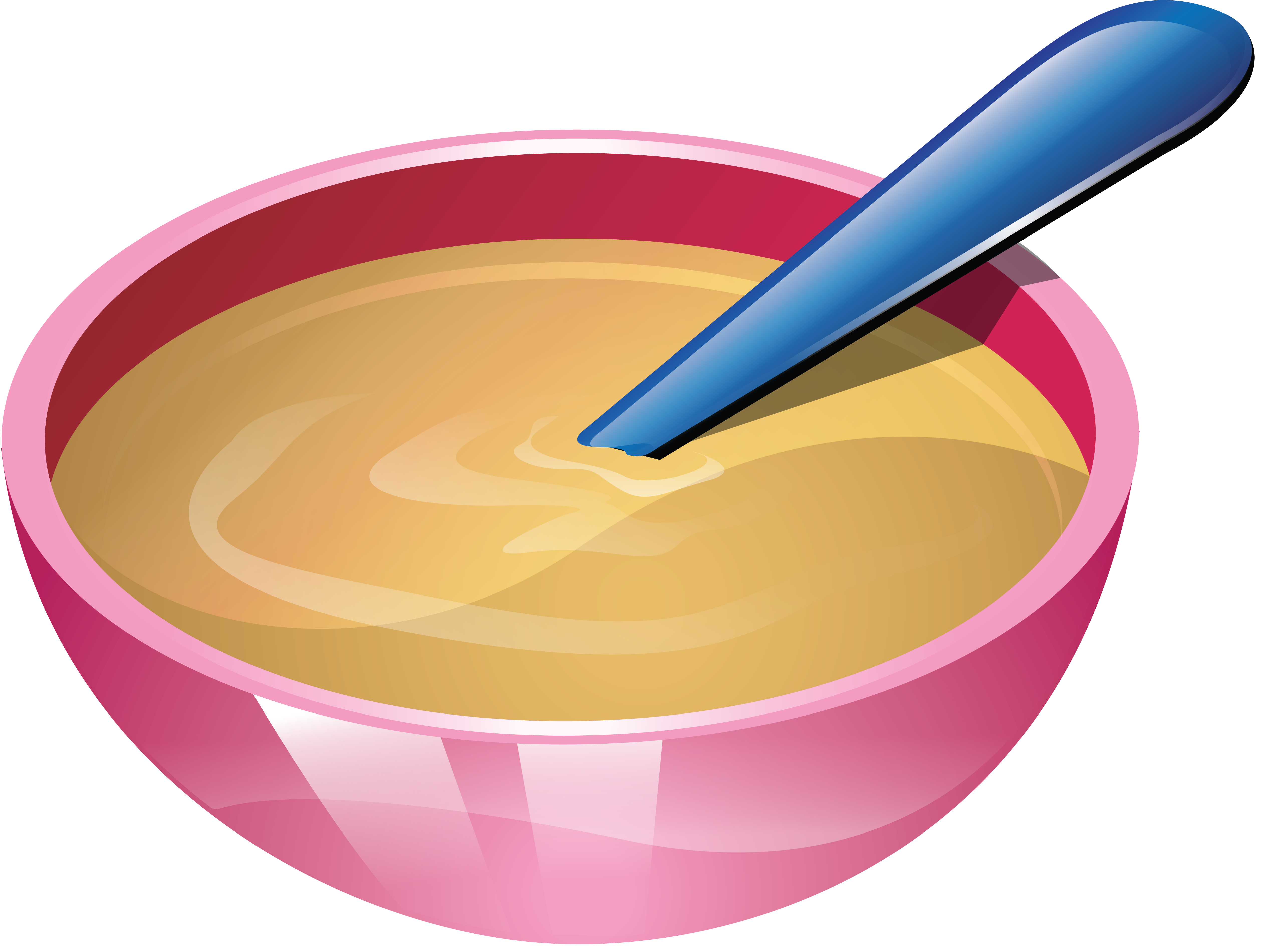 bowl clipart pink