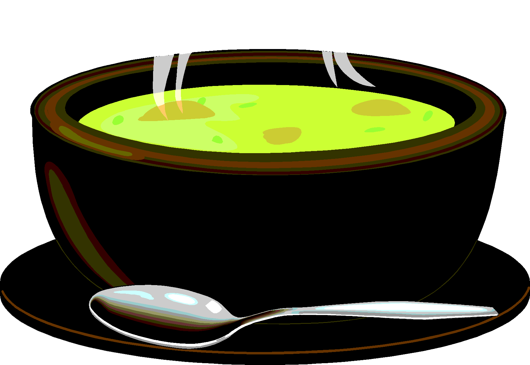 dishes clipart soup bowl