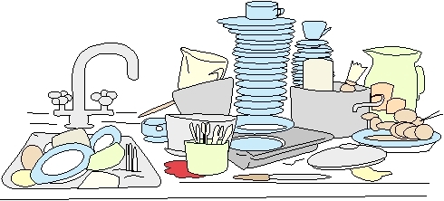 dishes clipart stack dish