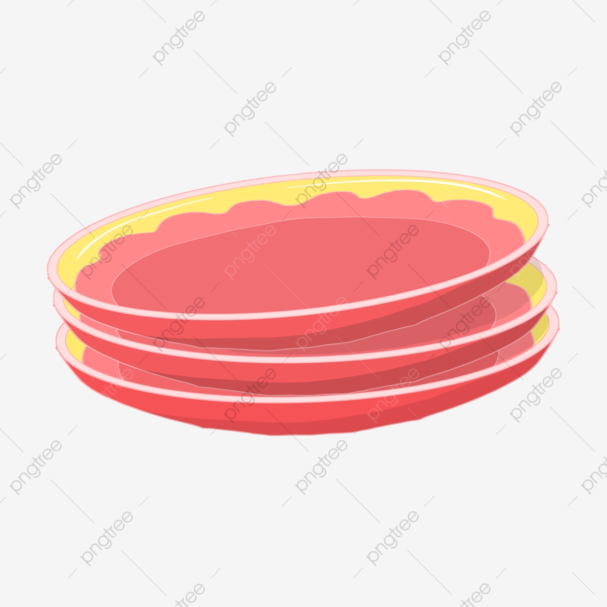 dishes clipart colorful plate