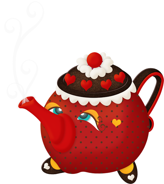 Fancy teapot i love. Dishes clipart crockery