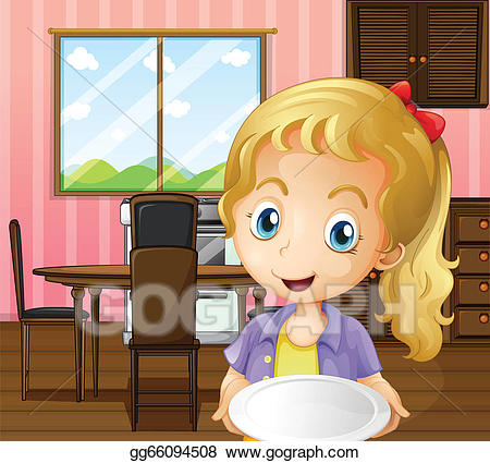 dishes clipart empty plate