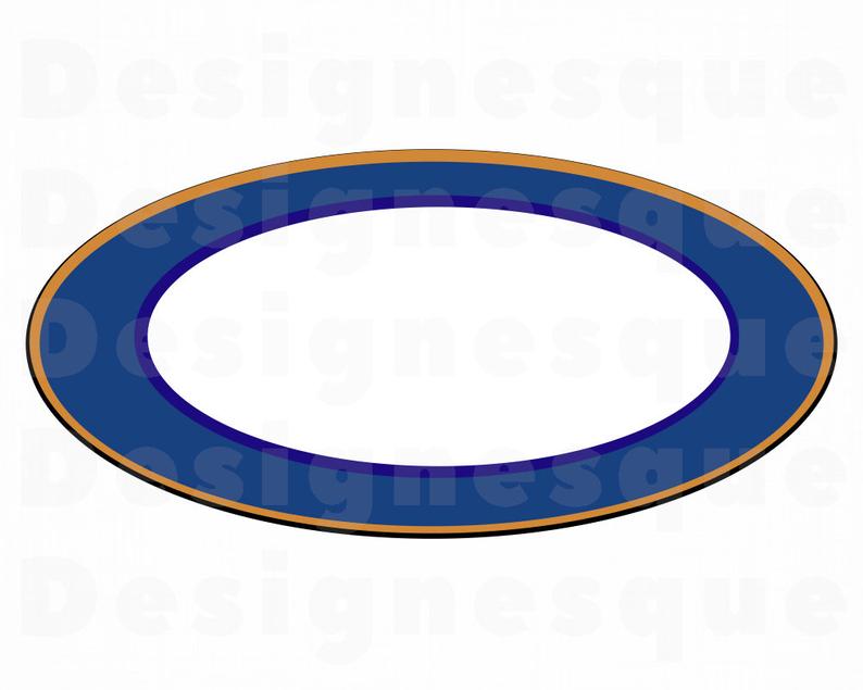 dishes clipart oval plate