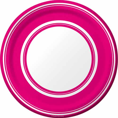 plate clipart pink plate