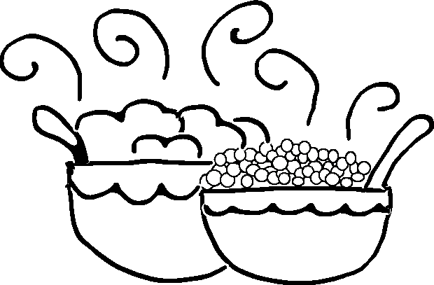 dishes clipart side