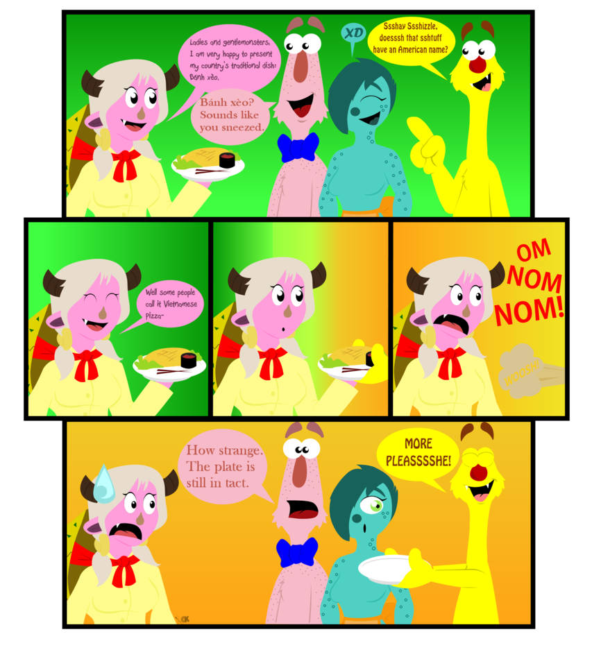 Ck one shot banh. Dishes clipart sizzling plate