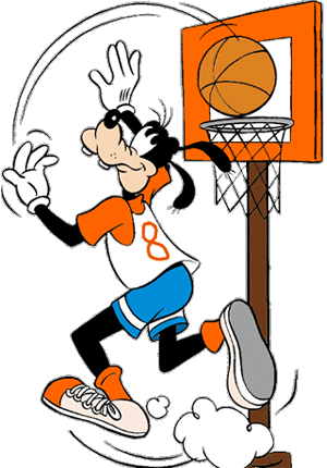 disney clipart basketball