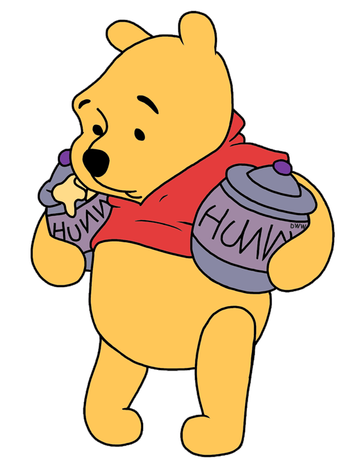 Winnie the pooh clip. disney clipart bear clipart, transparent - 39.08Kb .....