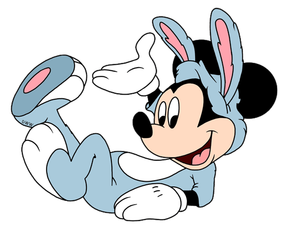 mickey clipart easter