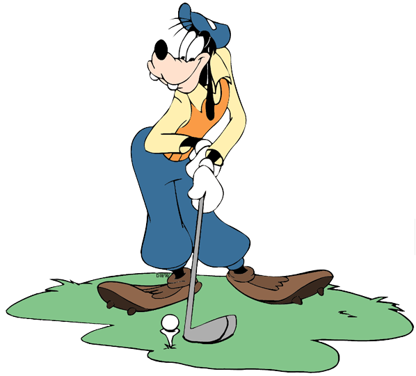 golfer clipart mickey mouse