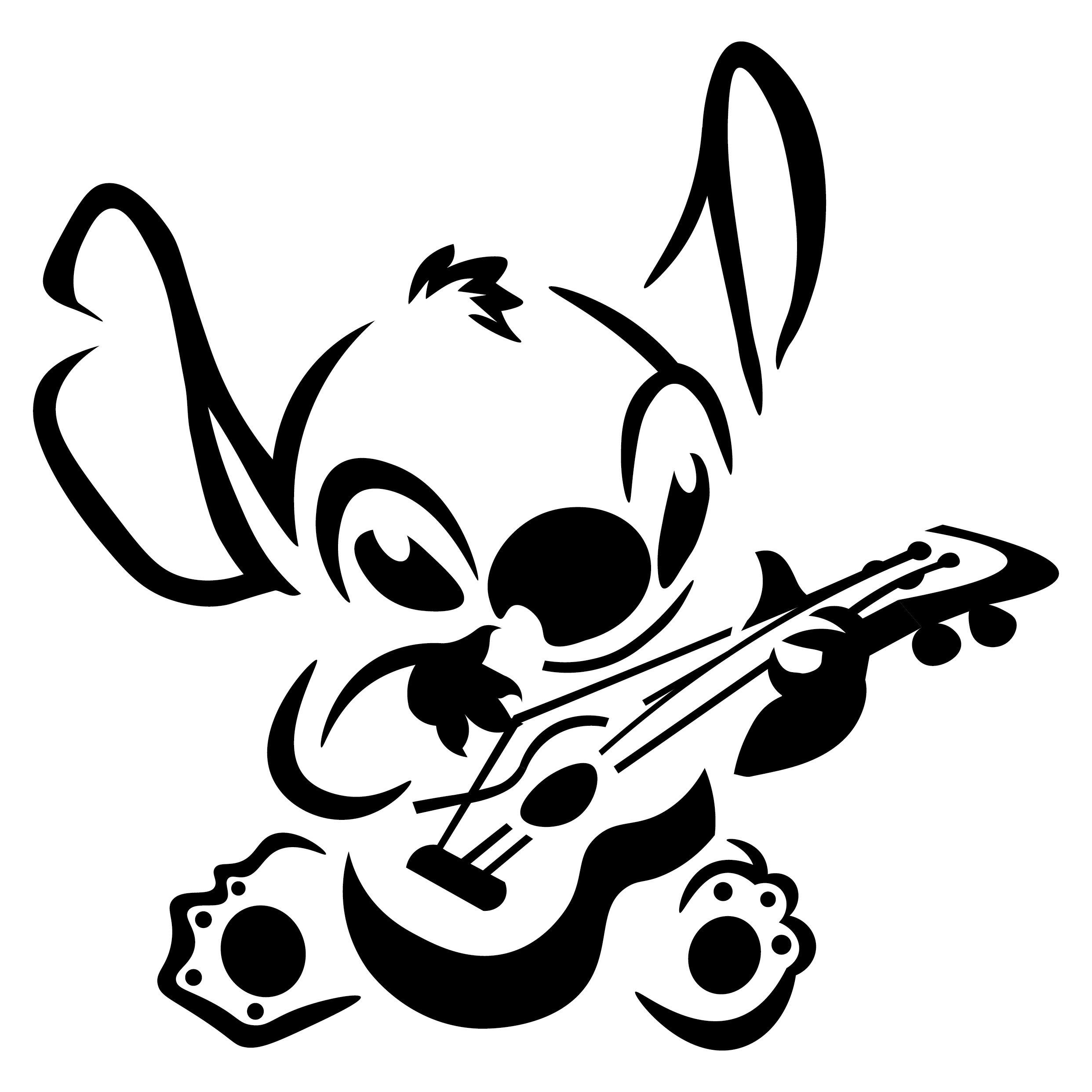 Download Stitch clipart ukulele, Stitch ukulele Transparent FREE ...