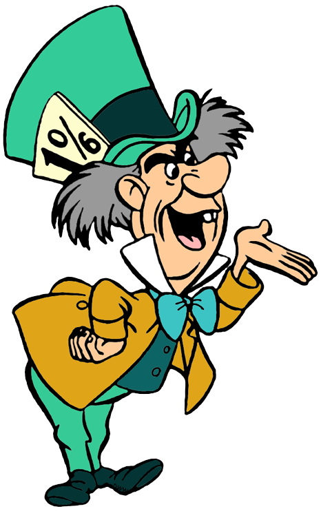 disney clipart mad hatter