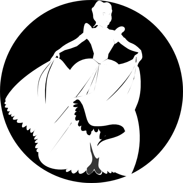 fashion clipart black and white